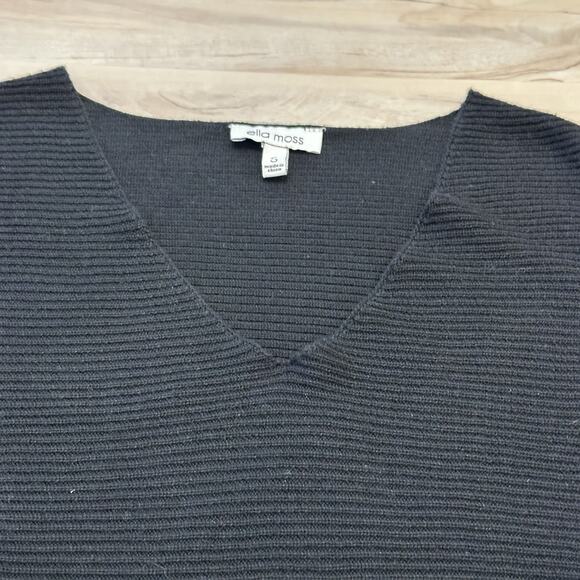 Ella Moss Women S Sweater Knit Pullover Long Sleeve Ribbed V-Neck SET OF 2 - Picture 4 of 16